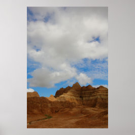 Nationaal Park Badlands, South Dakota Poster
