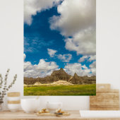 Nationaal Park Badlands, South Dakota Poster (Keuken)