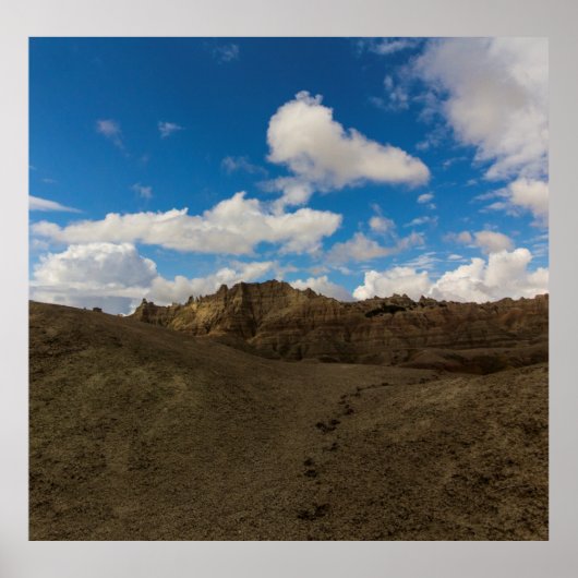 Nationaal Park Badlands, South Dakota Poster (Voorkant)