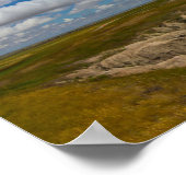 Nationaal Park Badlands, South Dakota Poster (Hoek)