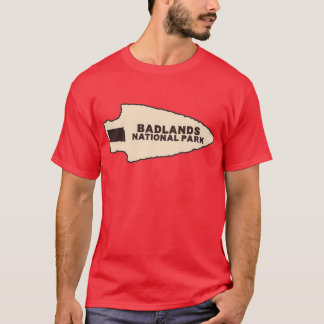 Nationaal park Badlands South Dakota SD Rustic Arr T-shirt