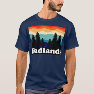 Nationaal park Badlands South Dakota T-shirt