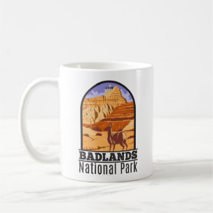 Nationaal Park Badlands South Dakota Vintage Koffiemok