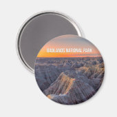 Nationaal Park Badlands Souvenir Magnet (Voorkant / Achterkant)
