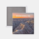 Nationaal Park Badlands Souvenir Magnet (Voorkant / Achterkant)