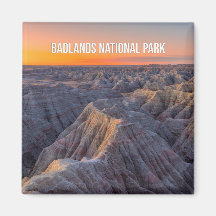 Nationaal Park Badlands Souvenir Magnet