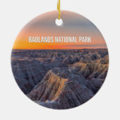 Nationaal Park Badlands Souvenir Ornament (Achterkant)