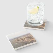 Nationaal Park Badlands Stenen Onderzetter (Zijkant)