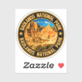 Nationaal Park Badlands Sticker (Vel)