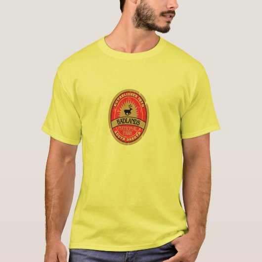 Nationaal Park Badlands T-shirt (Voorkant)