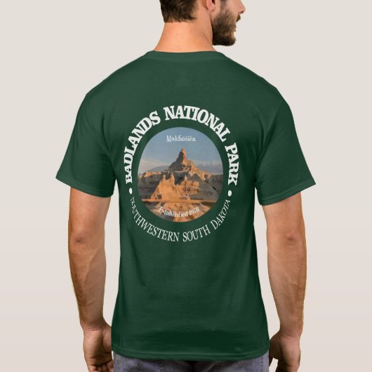 Nationaal Park Badlands T-shirt (Achterkant)