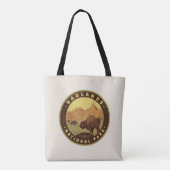 Nationaal Park Badlands Tote Bag (Achterkant)