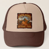 Nationaal Park Badlands Trucker Pet (Voorkant)