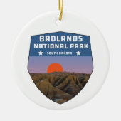 Nationaal park Badlands wildernis zuid dakota Keramisch Ornament (Voorkant)