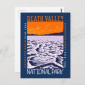 Nationaal park Badwater Basin  Briefkaart (Voorkant / Achterkant)