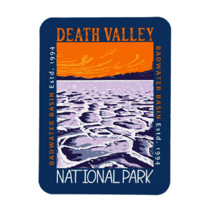 Nationaal park Badwater Basin  Magneet