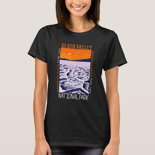Nationaal park Badwater Basin  T-shirt (Voorkant)