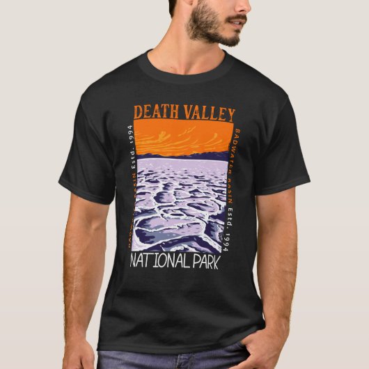 Nationaal park Badwater Basin T-shirt (Voorkant)
