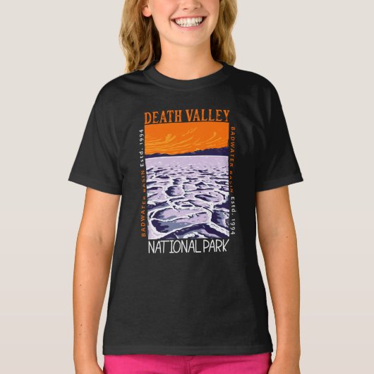 Nationaal park Badwater Basin  T-shirt (Voorkant)