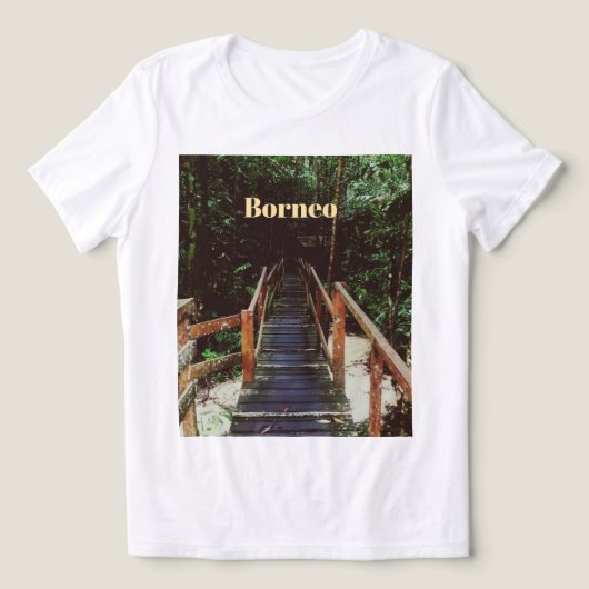 Nationaal park Bako - Borneo Tri-Blend Shirt (Design voorkant)