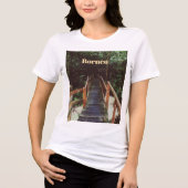 Nationaal park Bako - Borneo Tri-Blend Shirt (Voorkant)