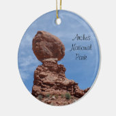 Nationaal Park Balanced Rock - Arches Keramisch Ornament (Links)