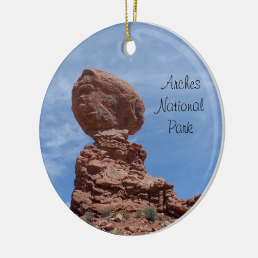 Nationaal Park Balanced Rock - Arches Keramisch Ornament (Links)