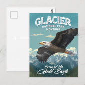 Nationaal Park Bald Eagle Briefkaart (Voorkant / Achterkant)