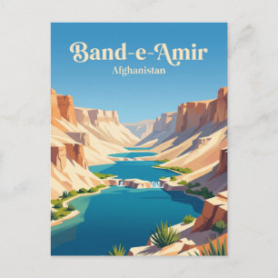 Nationaal park Band-e-Amir Afghanistan Briefkaart