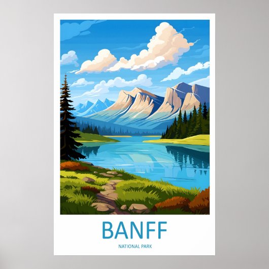 Nationaal park Banff 1 Poster (Voorkant)