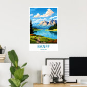 Nationaal park Banff 1 Poster (Thuiskantoor)