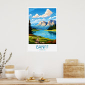 Nationaal park Banff 1 Poster (Keuken)