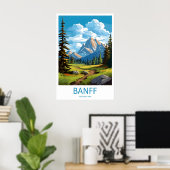Nationaal park Banff 2 Poster (Thuiskantoor)