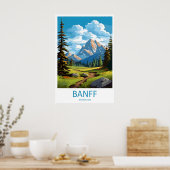Nationaal park Banff 2 Poster (Keuken)