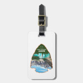 Nationaal park Banff Alberta Arrowhead Bagagelabel (Voorkant verticaal)