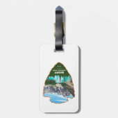 Nationaal park Banff Alberta Arrowhead Bagagelabel (Achterkant verticaal)