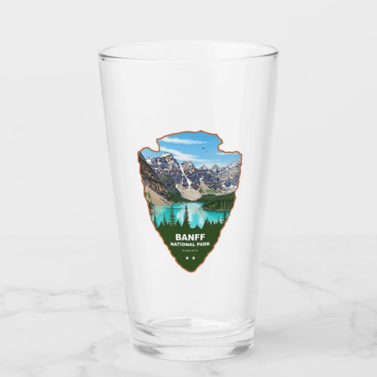 Nationaal park Banff Alberta Arrowhead Glas (Voorkant)