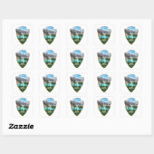 Nationaal park Banff Alberta Arrowhead Vierkante Sticker (Vel)