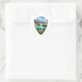 Nationaal park Banff Alberta Arrowhead Vierkante Sticker (Tas)