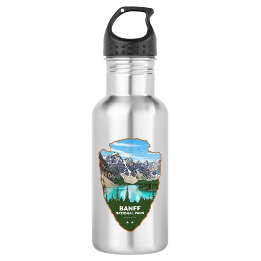 Nationaal park Banff Alberta Arrowhead Waterfles (Voorkant)