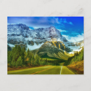 Nationaal park Banff, Alberta Canada Bergen  Briefkaart
