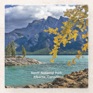 Nationaal park Banff, Alberta, Canada  Glazen Onderzetter
