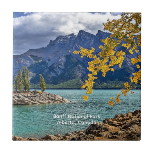 Nationaal park Banff, Alberta, Canada Tegeltje (Voorkant)