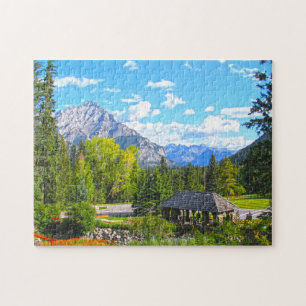 Nationaal park Banff Alberta. Legpuzzel