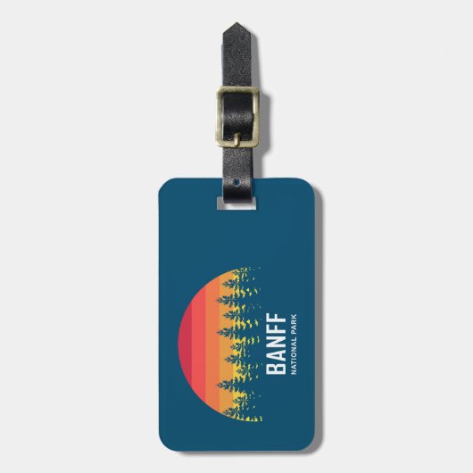 Nationaal Park Banff Bagagelabel (Voorkant verticaal)