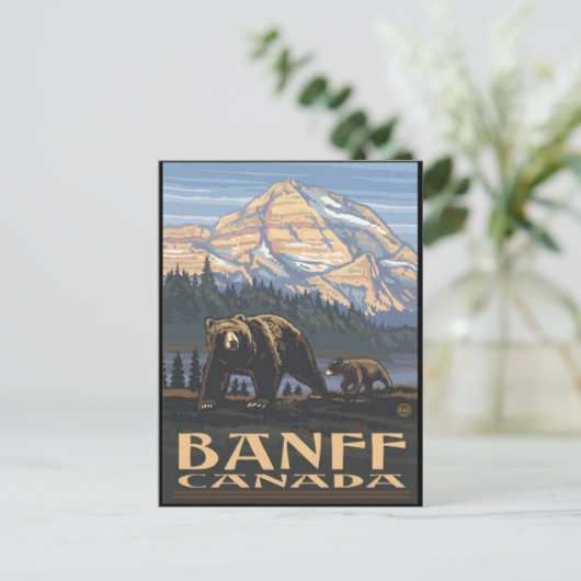 Nationaal Park Banff Briefkaart (Staand voorkant)