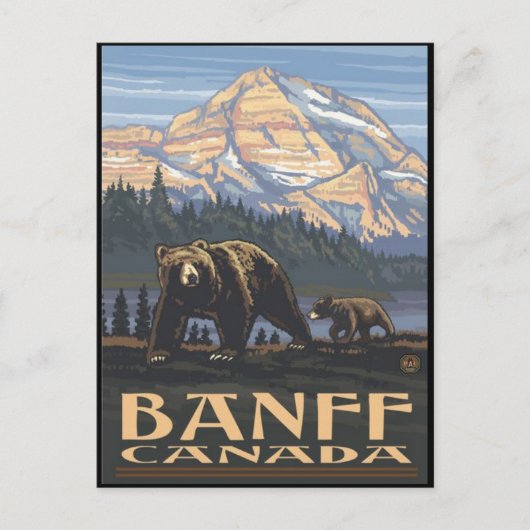 Nationaal Park Banff Briefkaart (Voorkant)