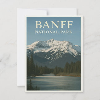 Nationaal park Banff – Briefkaart
