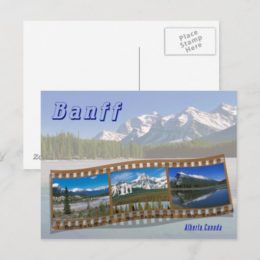 Nationaal park Banff Briefkaart (Voorkant / Achterkant)