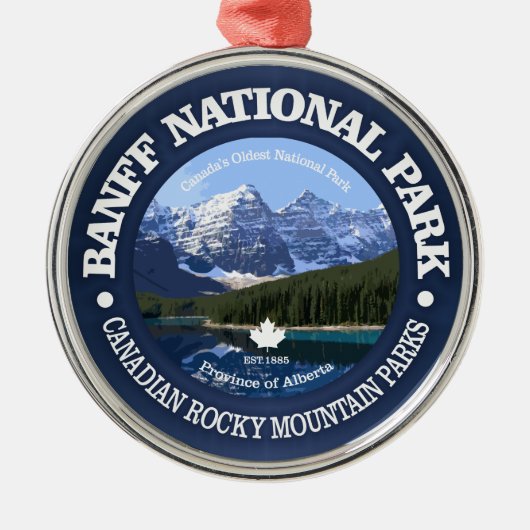 Nationaal park Banff (C) Metalen Ornament (Voorkant)